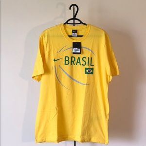 NIKE BRAZIL BRASIL BASKETBALL TSHIRT MEN SZ LARGE